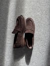 KAHVE SÜET LOAFER