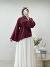 ASİMETRİK KESİM TUNİK BORDO