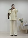 ATKILI BLAZER CEKET TAKIM KREM