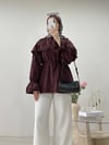 BEBE YAKA DANTELLİ TUNİK BORDO