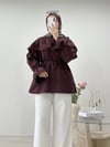 BEBE YAKA DANTELLİ TUNİK BORDO