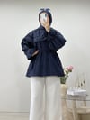 BEBE YAKA DANTELLİ TUNİK LACİVERT