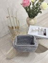 EL ÖRGÜSÜ CLUTCH ÇANTA GÜMÜŞ