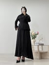 ETEKLİ DANTELLİ TAKIM SİYAH