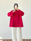 İKİ İPLİK BASİC TUNİK PEMBE