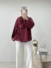 YAKASI FIRFIRLI MODAL KİMONO BORDO