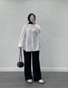 ZR MODEL DÜĞMELİ GÖMLEK BEYAZ
