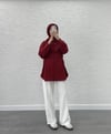 ZR MODEL DÜĞMELİ GÖMLEK BORDO