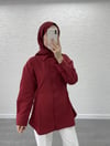 ZR MODEL DÜĞMELİ GÖMLEK BORDO