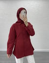ZR MODEL DÜĞMELİ GÖMLEK BORDO