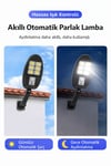 48 COB Led Solar Sokak Lambası Hareket Sensörlü 3 Modlu Bahçe Duvar Aydınlatma Lambası