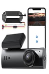Araç İçi Kamerası DVR+Wİ-Fİ 1920/1080P Gece Görüşlü 170º Geniş Açı Algılama Sensör Araç İçi Kamera