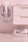 Bebek Banyo Yardımcısı Ayaklı Boy Ayarlı Yıkama Standı Katlanabilir Güvenli Bebek Duş Aparatı