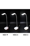 Dokunmatik 14 LED Şarjlı Portatif Masa Lambası USB Akrobatik Beyaz Işık 3 Mod LED Işık