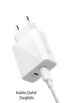 Hızlı Şarj Adaptörü Hızlı Şarj Aleti Usb 3.0 / Type-c 25w 3.0a Hızlı Şarj Aleti Başlığı 25w 2ın1