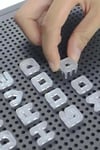 Işıklı Yazı Tahtası Mesaj Panosu Pegboard Pano 94 Harf ve Emoji Seti Çocuk yazı Tahtası LED Işık