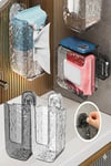 Islak Mendil Tutucu Raf Duvar Tipi Banyo Organizer Yapışkanlı Şeffaf Pratik Mendil Rafı