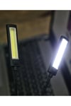 Mandallı Çift Başlıklı Smd Led Usb Pilli Kademeli Işık Kıskaçlı Kitap Okuma ve Masa Lambası