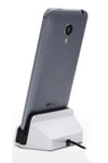 Masaüstü Micro USB Dock Şarj & Data İstasyonu Telefon Şarj Kablo Stand USB Çıkışlı 2IN1