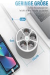 Priz 4 Bölmeli 2 USB Grişli Yuvarlak Çoklu Grup Priz Çocuk Korumalı  Anahtarlı 1.5 Metre Kablolu