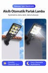 Solar 9 COB Led Sokak Lambası Kumandalı Hareket Sensörlü Bahçe Aydınlatma Duvar Lambası