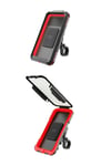 su Geçirmez Motosiklet Telefon Tutucu 2in1 Ayna/Gidon Motosiklet Bisiklet ATV Telefon Tutucu