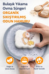 Sünger Organik Odun Hamurundan Bulaşık Yıkama Ovma Süngeri Sıkıştırılmış Doğal Temizlik Süngeri