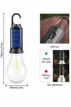 Taşınabilir Ultra Hafif Solar LED’li 3 Işık Modlu Amber Şarjlı Asma Kancalı Kamp Çadır Ampulü Type-C