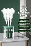 Üçlü Püskürtme Portlu 1850 ml Hava Nemlendirici Gün Işıklı, Taşınabilir Yüksek Verimli Nemlendirici