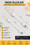 USB LED Kitap Okuma Lambası Esnek USB Masa Lambası Laptop Powerbank Uyumlu Günışığı Gece Işığı