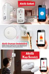 WiFi Akıllı Ev Otomasyon Seti -Kamera + Priz + Alarm + Dedektör + Uygulama Kontrollü Güvenlik Sistem