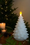Yılbaşı Dekor LED Mum Parıltılı WAX Mum LED Işıklı Ev Ofis Otel Restoran Dekoratif Yılbaşı Süsü 22cm