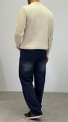 BAGGY KOYU YEŞİL YIKAMALI JEAN 