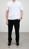 BAGGY KUMAŞ PANTOLON SİYAH