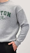 BOSTON BİSİKLET YAKA SWEATSHİRT GRİ