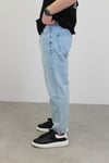 BUZ MAVİSİ YIKAMALI BOYFRİEND JEAN 