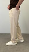 ÇİZGİLİ BAGGY PANTOLON BEJ
