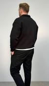 FERMUARLI SWEATSHIRT SİYAH
