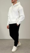 KAPŞONLU SWEATSHIRT BEYAZ