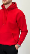 KAPŞONLU SWEATSHIRT KIRMIZI