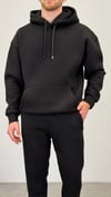 KAPŞONLU SWEATSHIRT SİYAH
