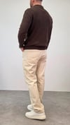 KREM YIKAMALI BAGGY FİT JEAN