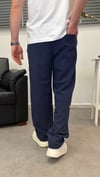 NAKIŞLI BAGGY PANTOLON LACİVERT