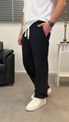 NAKIŞLI BAGGY PANTOLON SİYAH