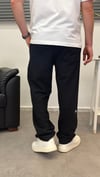 NAKIŞLI BAGGY PANTOLON SİYAH