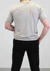 ÖRME POLO YAKA DÜĞMESİZ T-SHIRT TAŞ