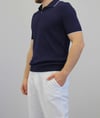 ÖRME POLO YAKA ŞERİT DETAYLI T-SHIRT