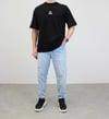 OVERSİZE BASKILI ETNİK DESEN T-SHIRT