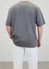 OVERSIZE BİSİKLET YAKA T-SHIRT