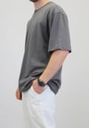 OVERSIZE BİSİKLET YAKA T-SHIRT
